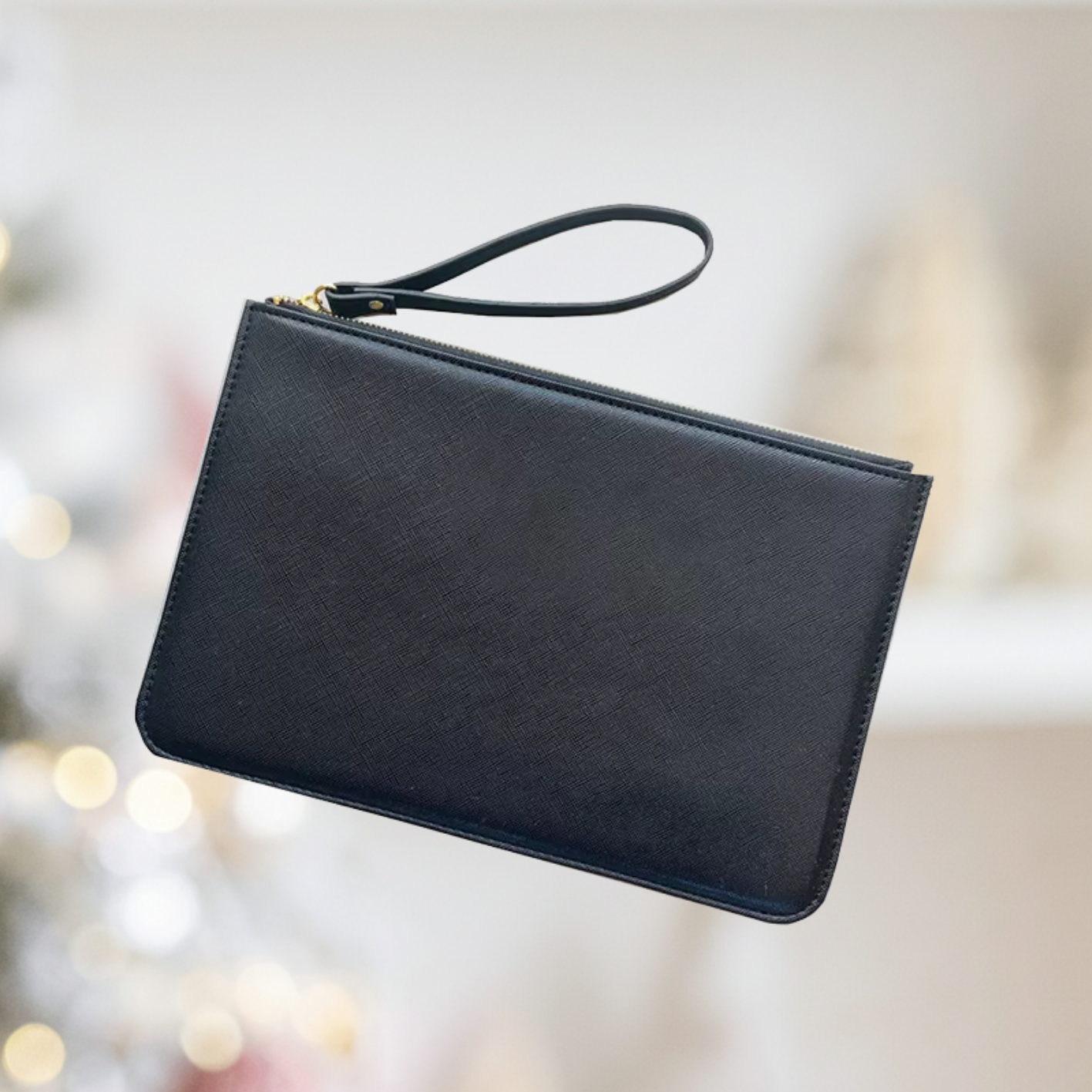 The Personalized Slim PU Leather Clutch