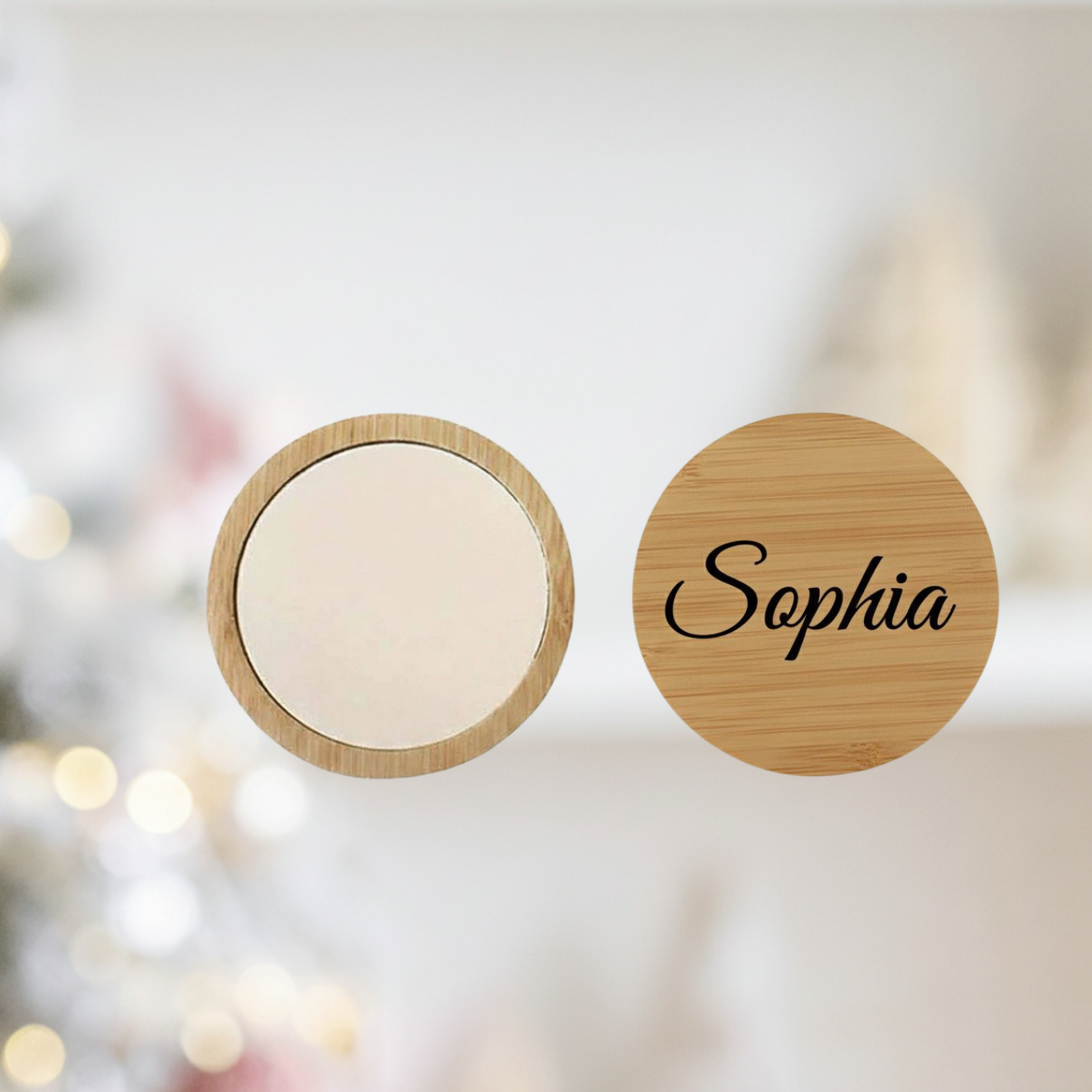 The Personalized Bamboo Accent Mirror