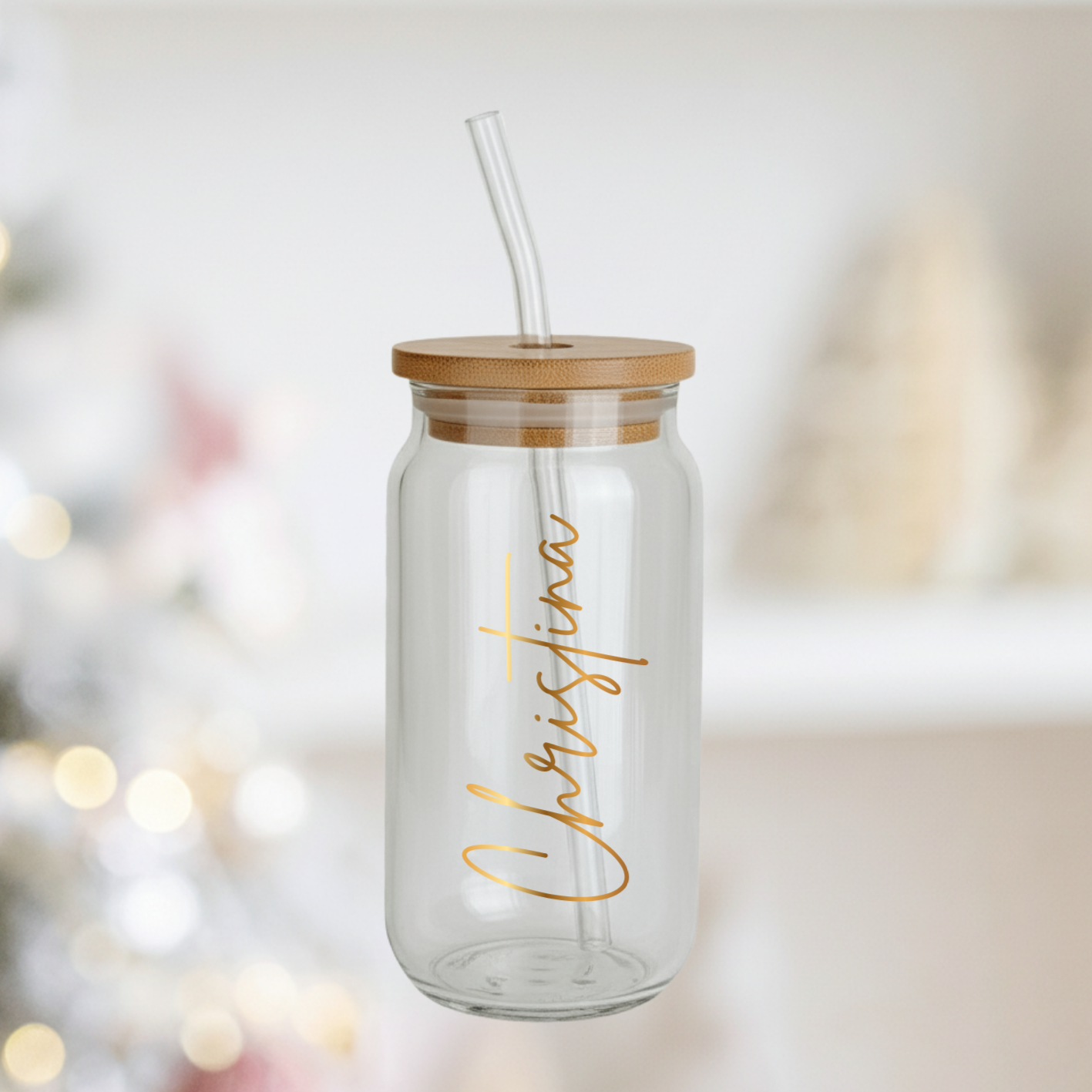 Customizable Signature Design 16oz Drink Glass