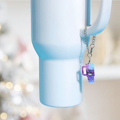 Customized Tumbler Charm Hanging Ornaments with Chain