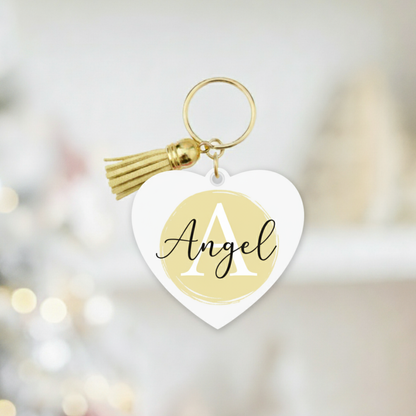 The Custom Acrylic Monogram Keychain