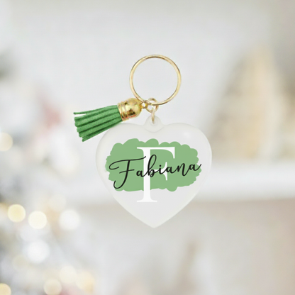 The Custom Acrylic Monogram Keychain