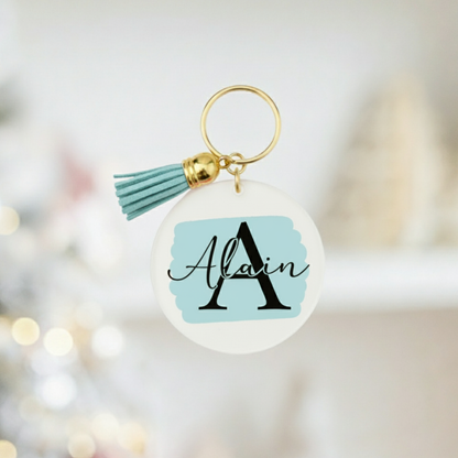 The Custom Acrylic Monogram Keychain