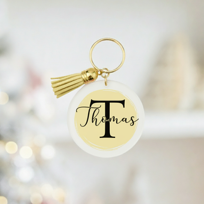 The Custom Acrylic Monogram Keychain