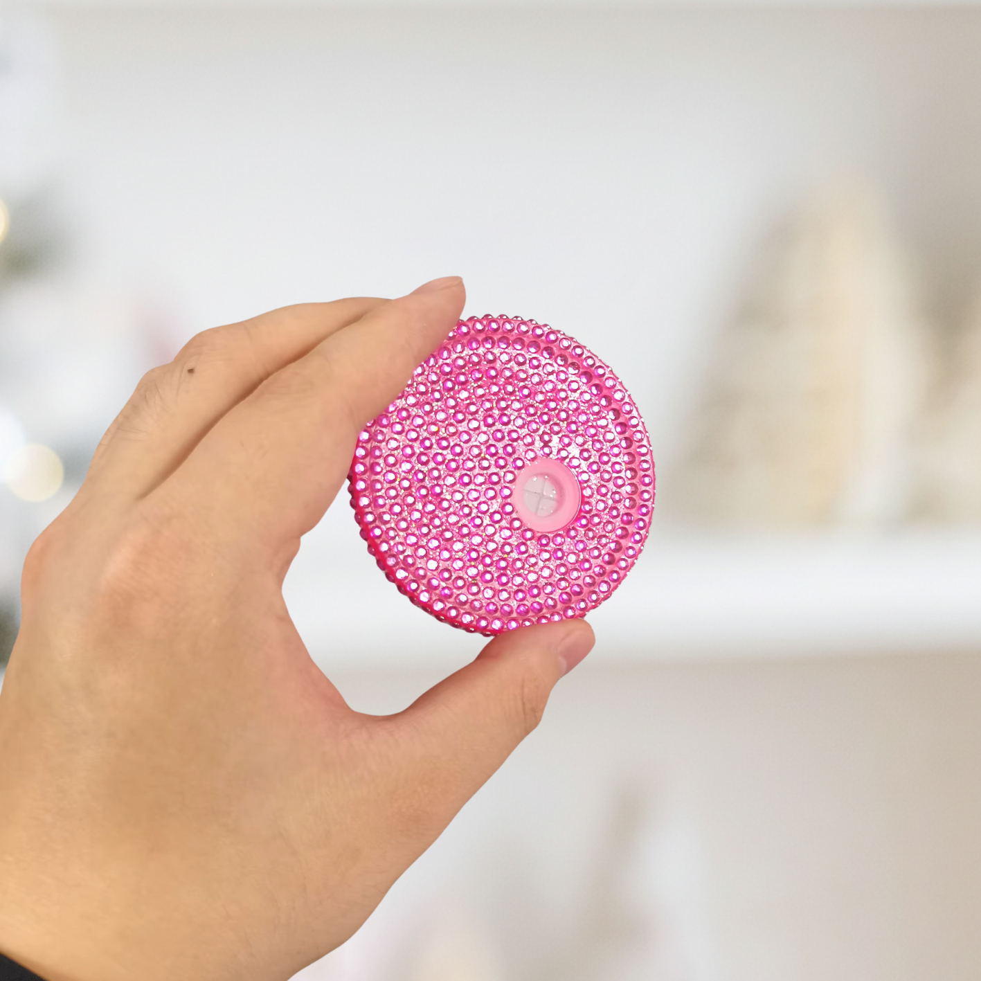Dazzling Rhinestone Tumbler Lids (16 Oz Cups Only)