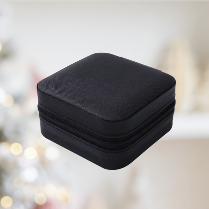 Personalized Luxury PU Leather Travel Jewelry Case