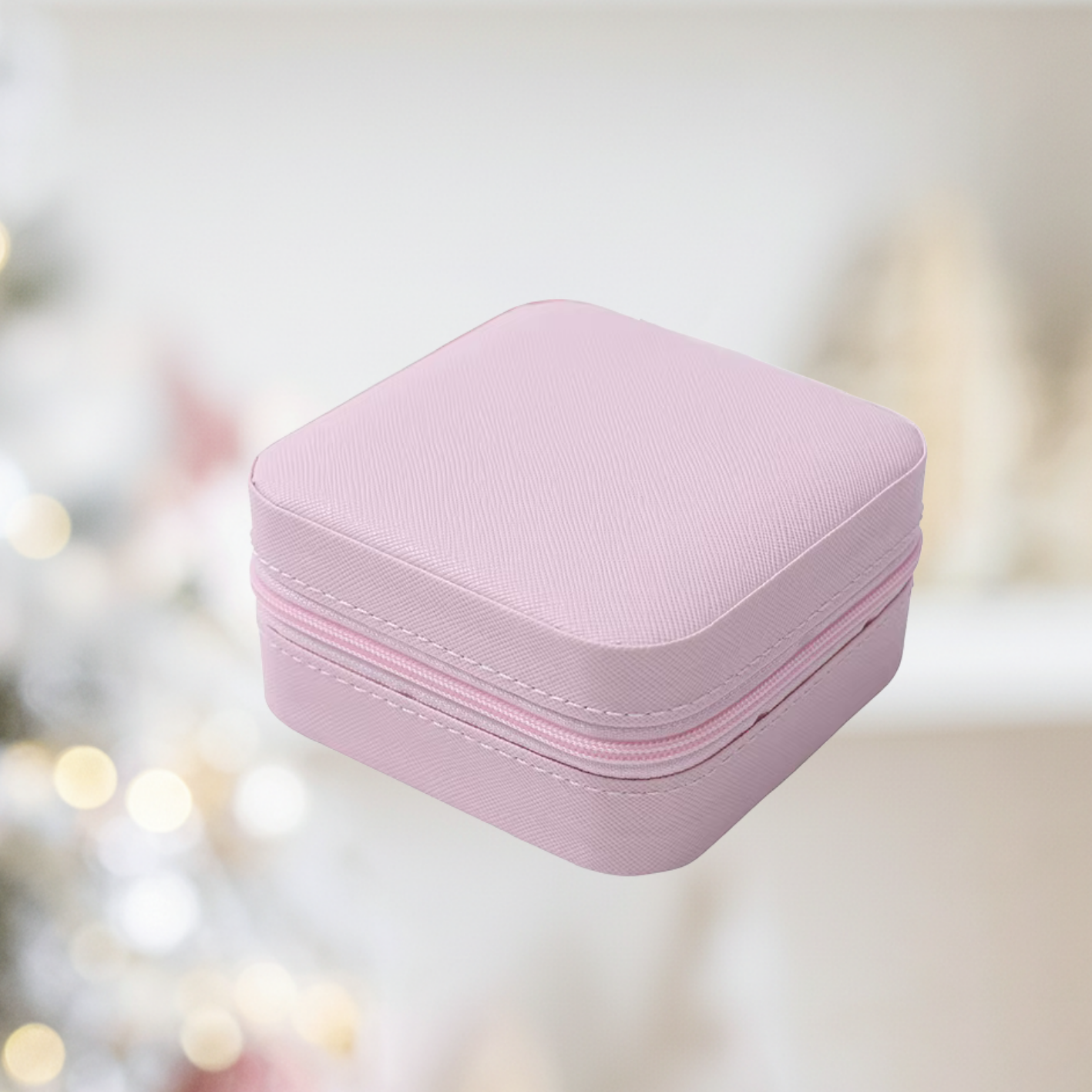 Personalized Luxury PU Leather Travel Jewelry Case