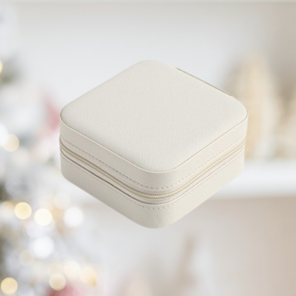 Personalized Luxury PU Leather Travel Jewelry Case