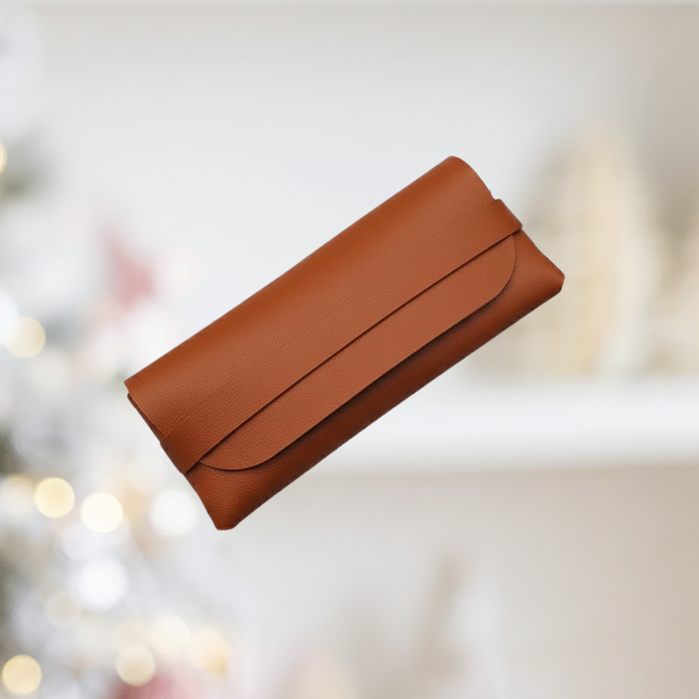 The Foldable PU Leather Travel Eyewear Case