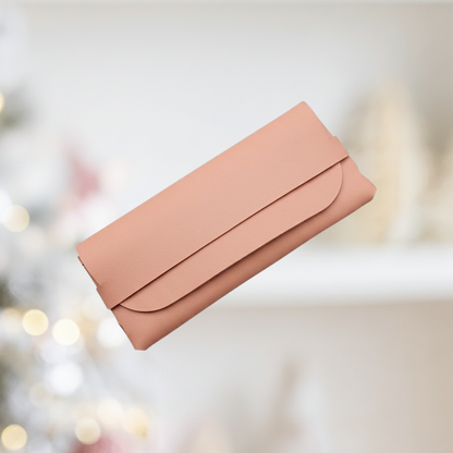The Foldable PU Leather Travel Eyewear Case
