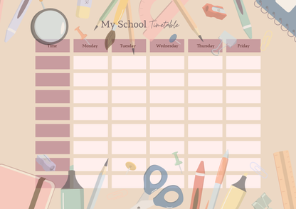 The Essential Magnetic School Timetable