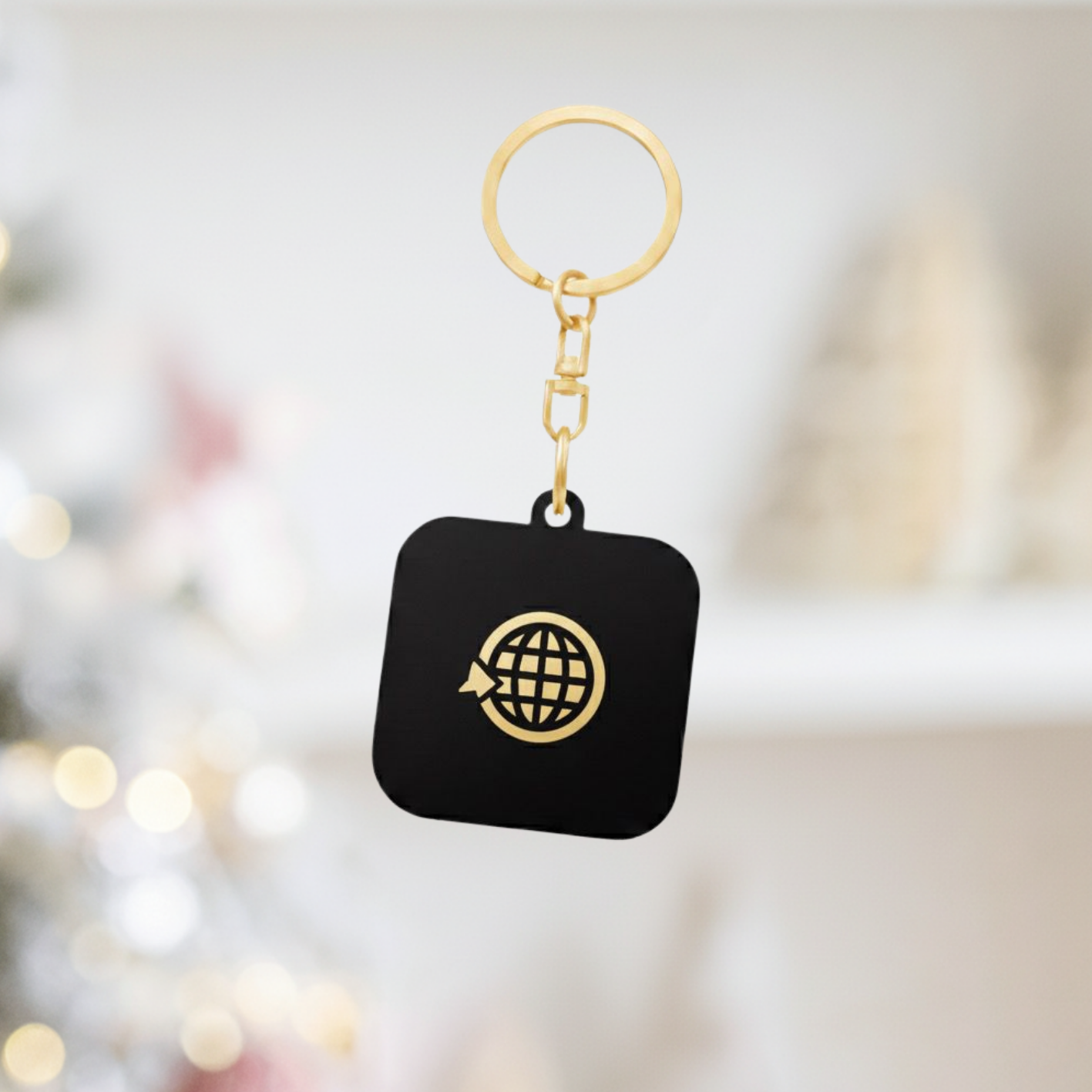 Customizable NFC Social Media Keychain (Instant Connection)