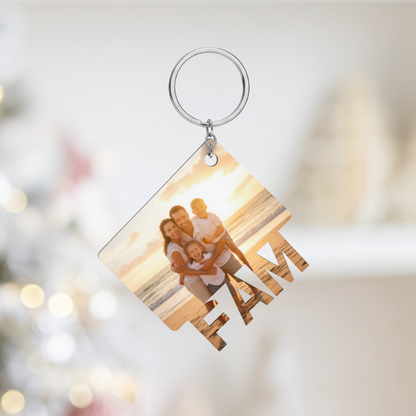 The Personalized Wooden Keepsake Keychain