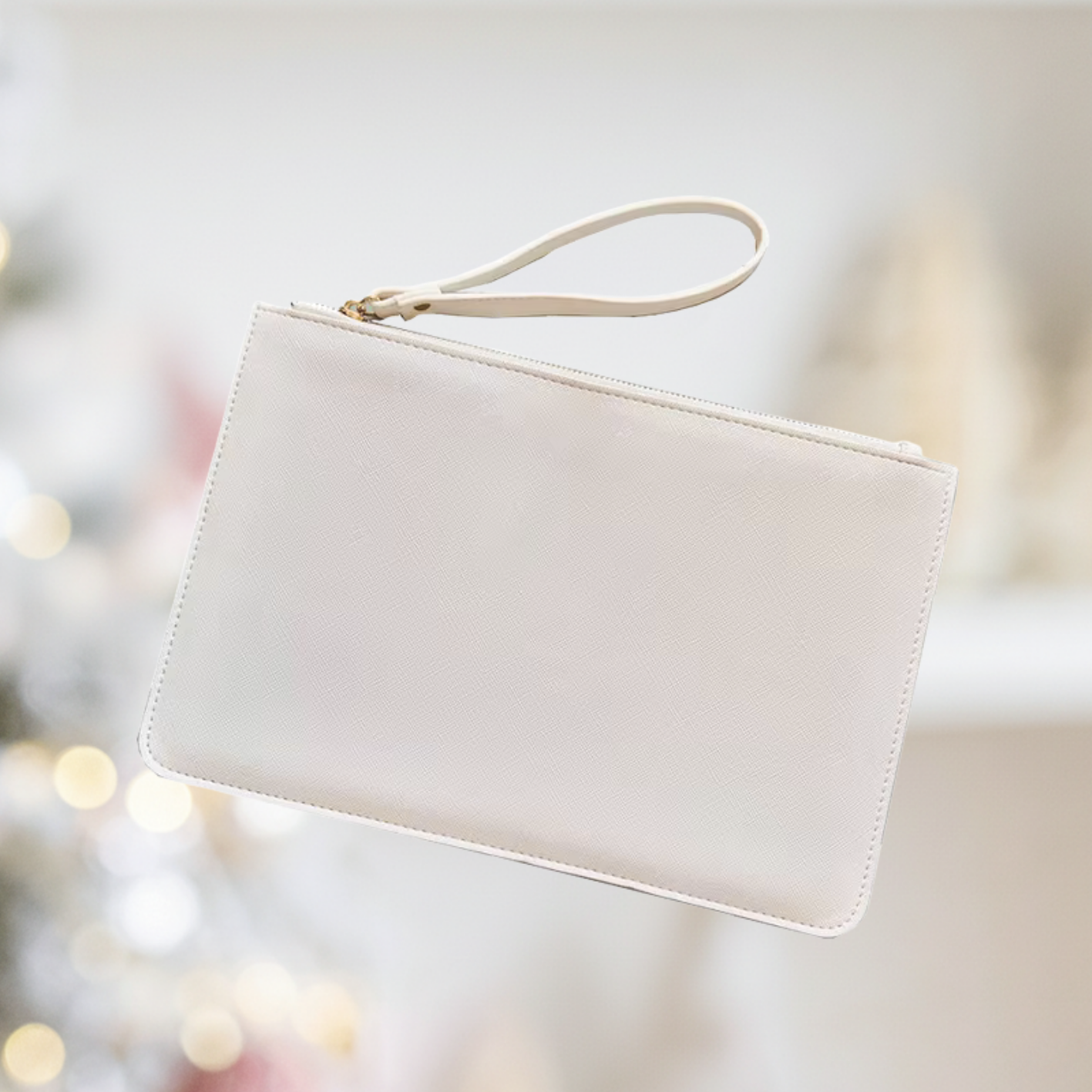 The Personalized Slim PU Leather Clutch