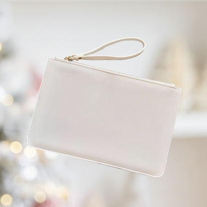 The Personalized Slim PU Leather Clutch