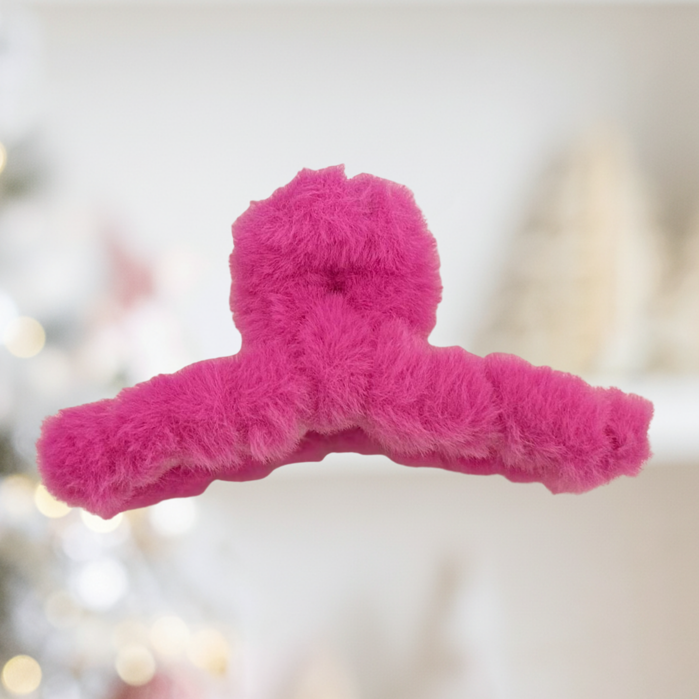 The Plush Winter Claw Clip