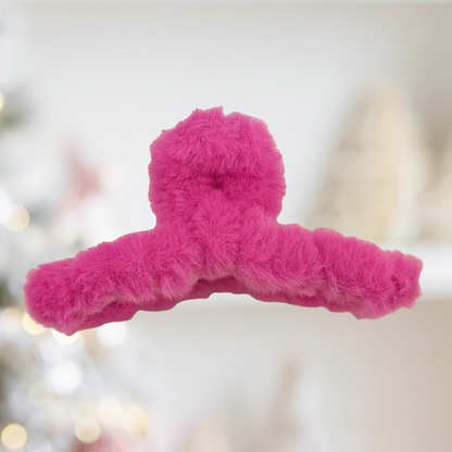 The Plush Winter Claw Clip