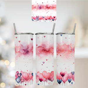 Dainty Pink Hearts