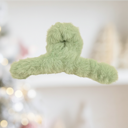 The Plush Winter Claw Clip
