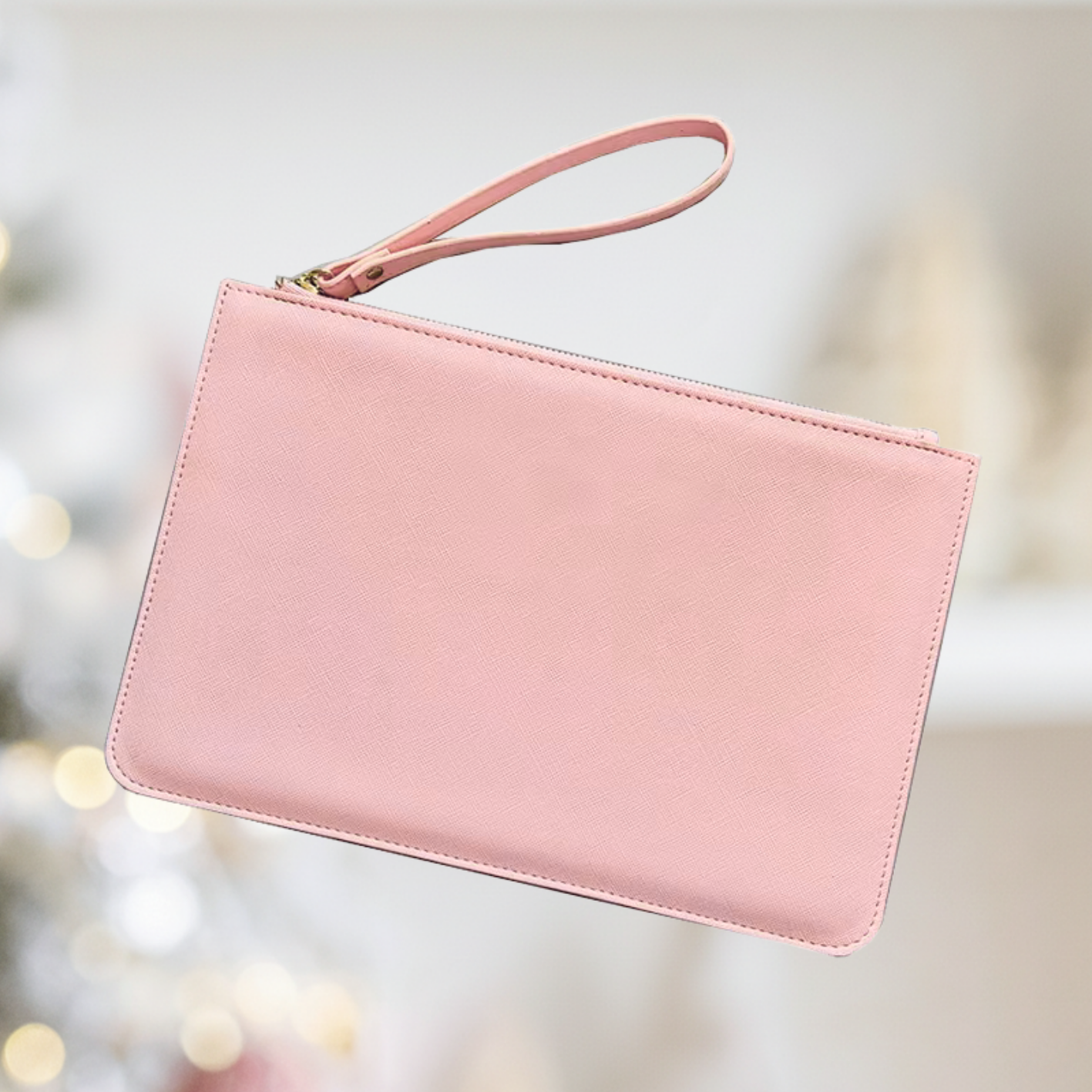 The Personalized Slim PU Leather Clutch