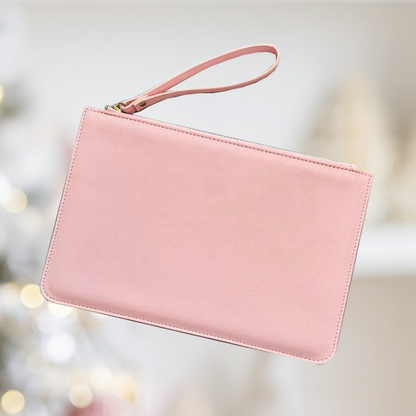 The Personalized Slim PU Leather Clutch