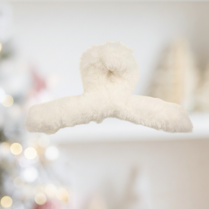 The Plush Winter Claw Clip