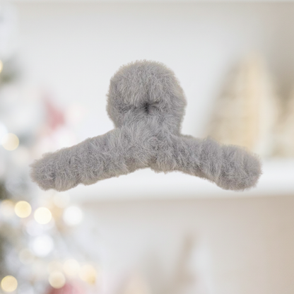 The Plush Winter Claw Clip