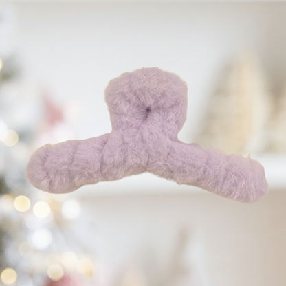 The Plush Winter Claw Clip
