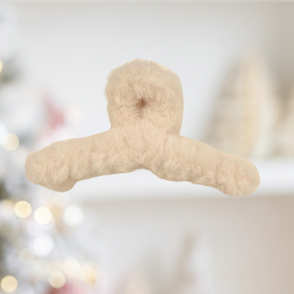 The Plush Winter Claw Clip