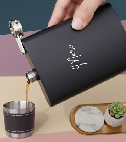 The Personalized Premium Hip Flask 8 oz