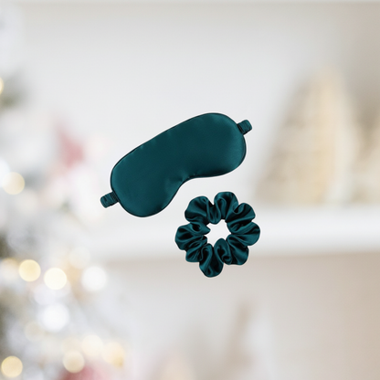 The Personalized Silk Sleep Set (Mask & Scrunchie)