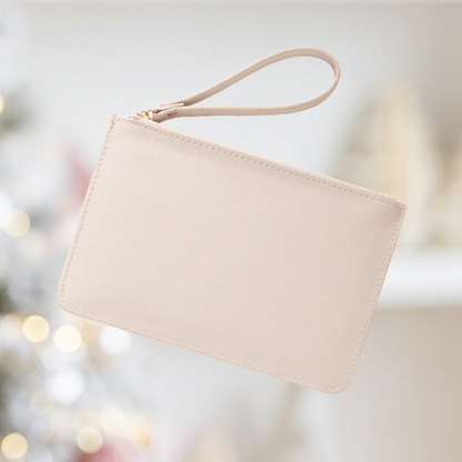 The Personalized Slim PU Leather Clutch