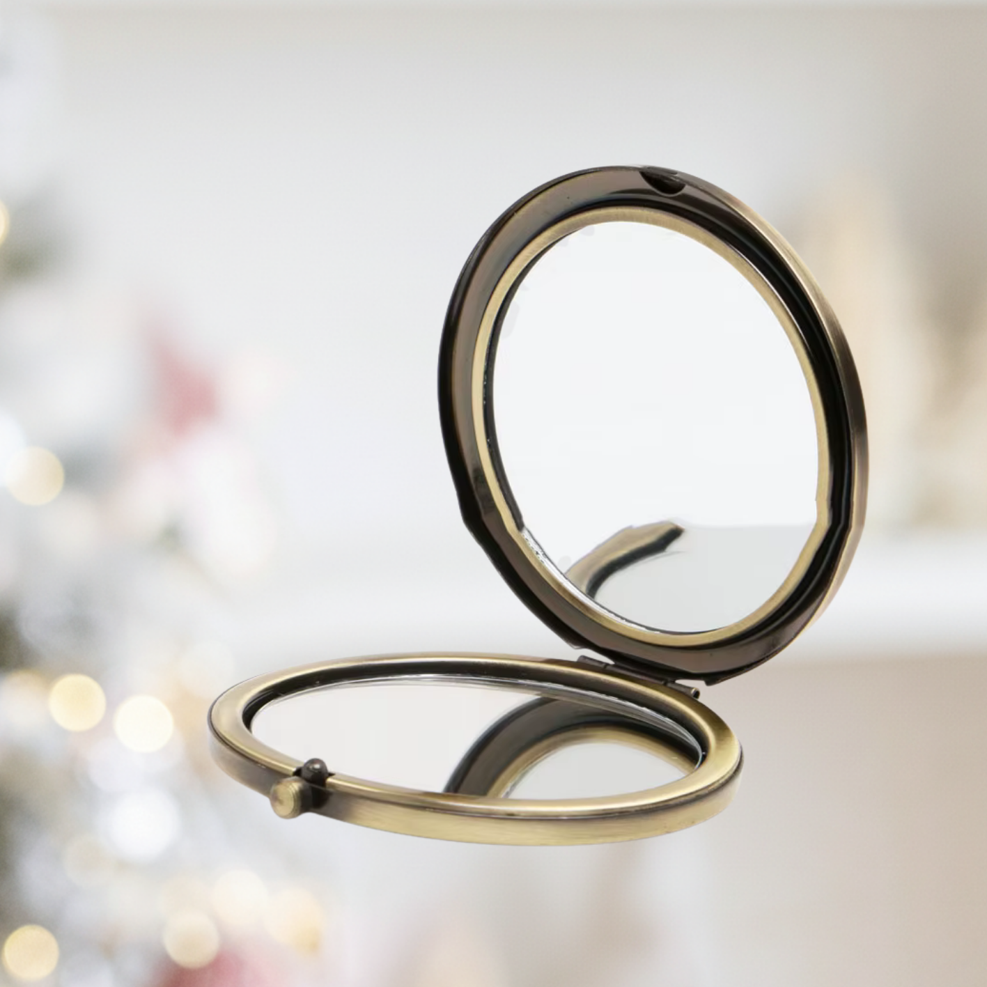 Foldable Metal Pocket Mirror