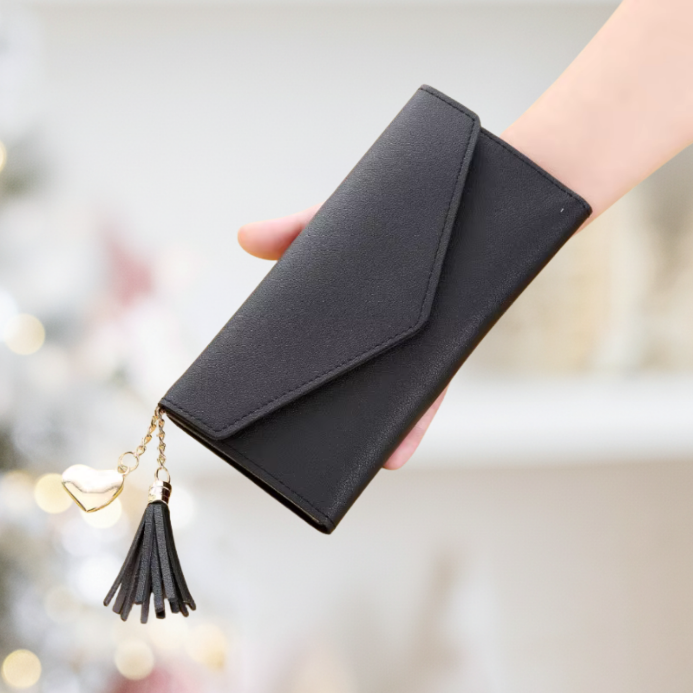 Long PU Leather Wallet