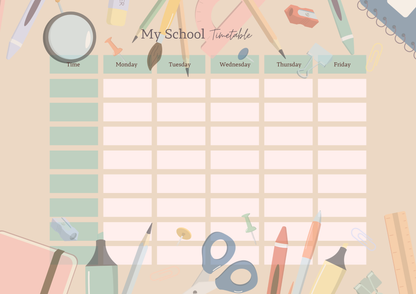 The Essential Magnetic School Timetable