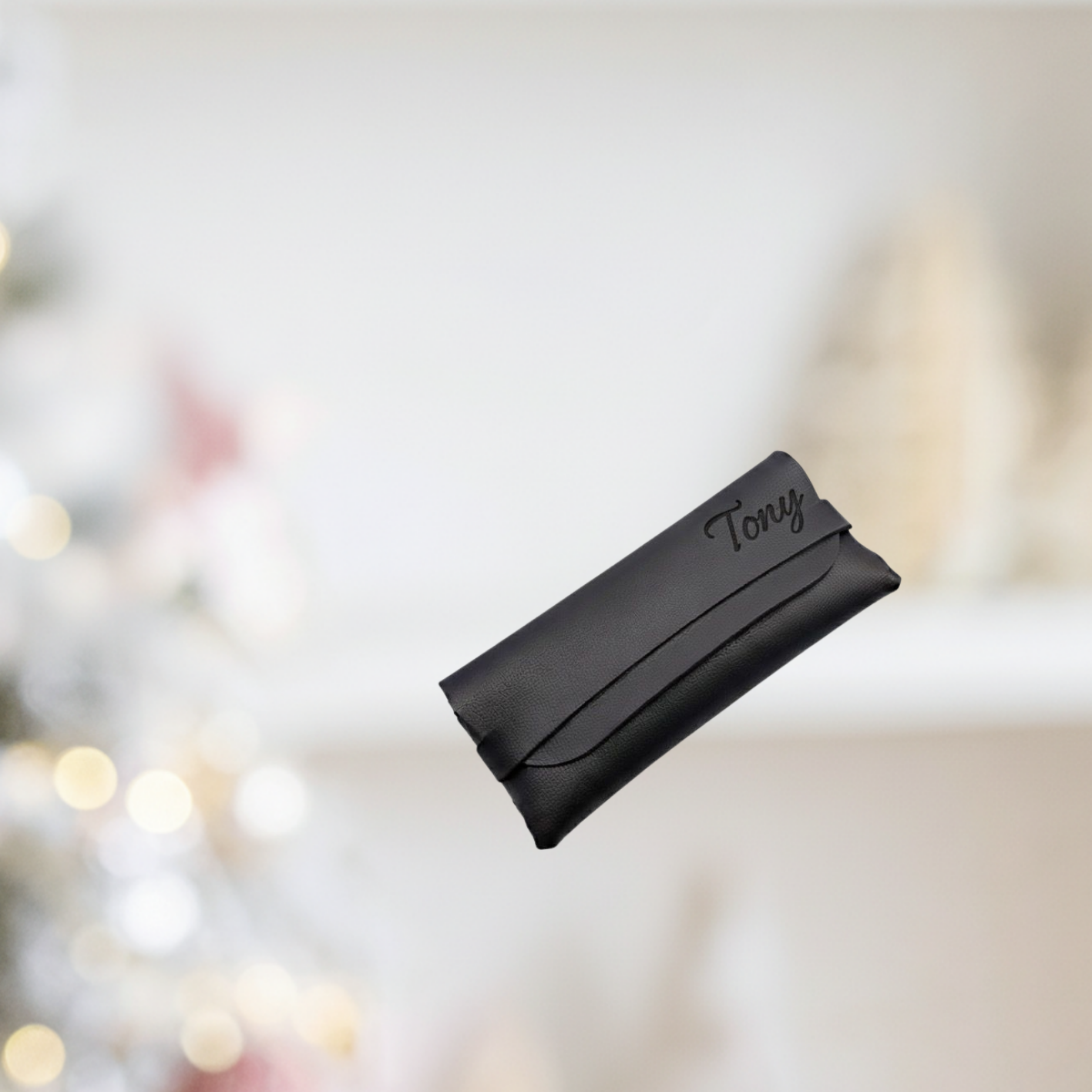 The Foldable PU Leather Travel Eyewear Case