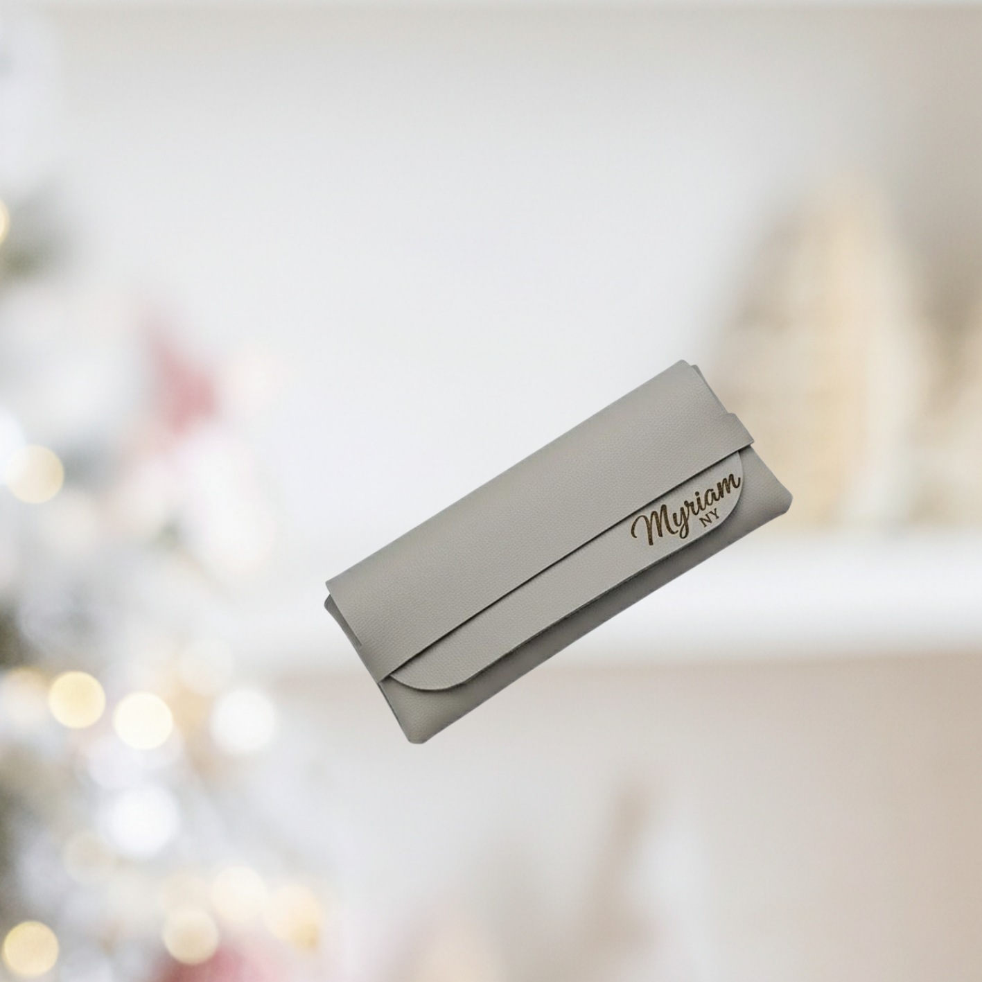 The Foldable PU Leather Travel Eyewear Case