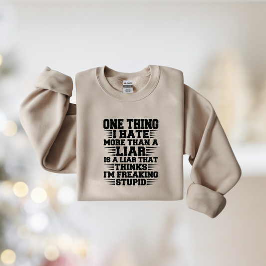 One Thing I Hate About A Liar