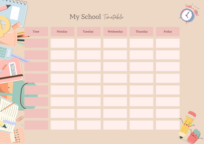 The Essential Magnetic School Timetable