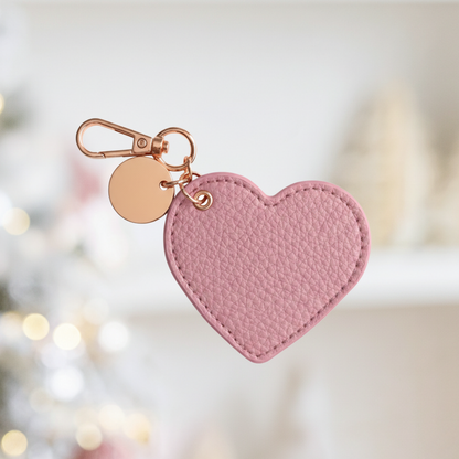 Personalized Luxe PU  Leather Keychain
