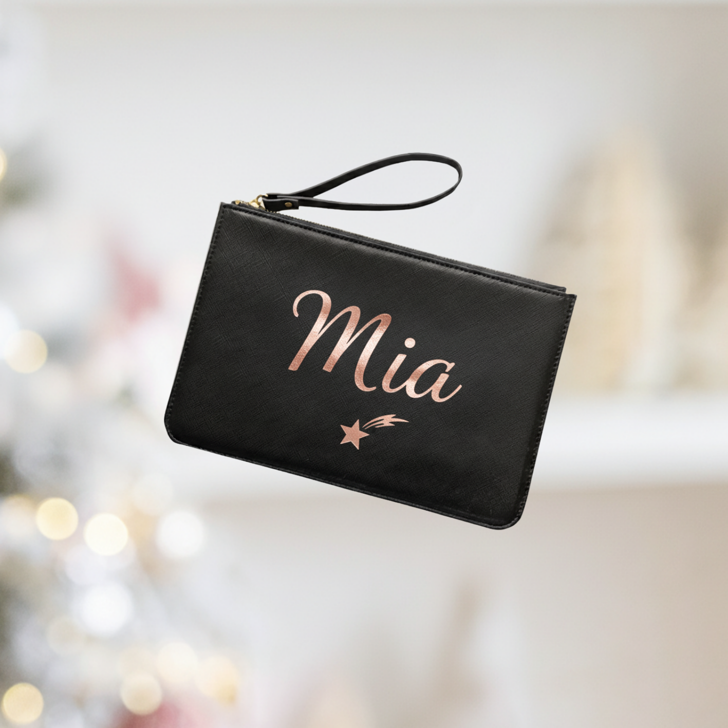 The Personalized Slim PU Leather Clutch