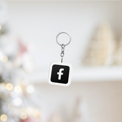 Customizable NFC Social Media Keychain (Instant Connection)