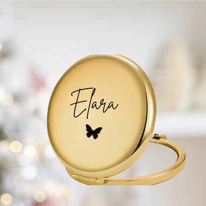 Foldable Metal Pocket Mirror