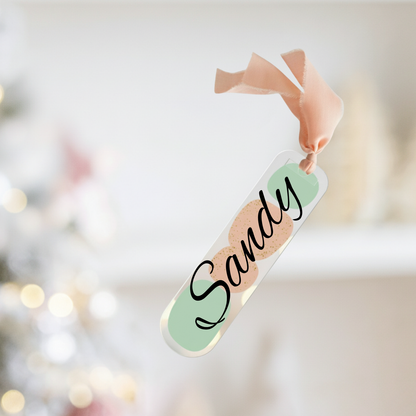 Personalized Acrylic Bookmark