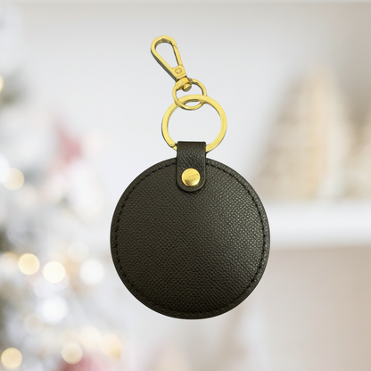 Personalized Luxe PU  Leather Keychain