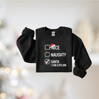 Nice Naughty Santa I Can Explain