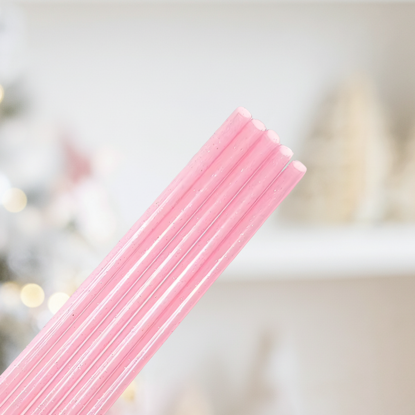 Eco-Friendly Glitter Plastic Straws