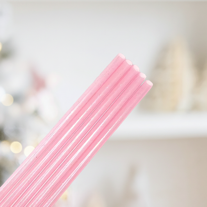 Eco-Friendly Glitter Plastic Straws