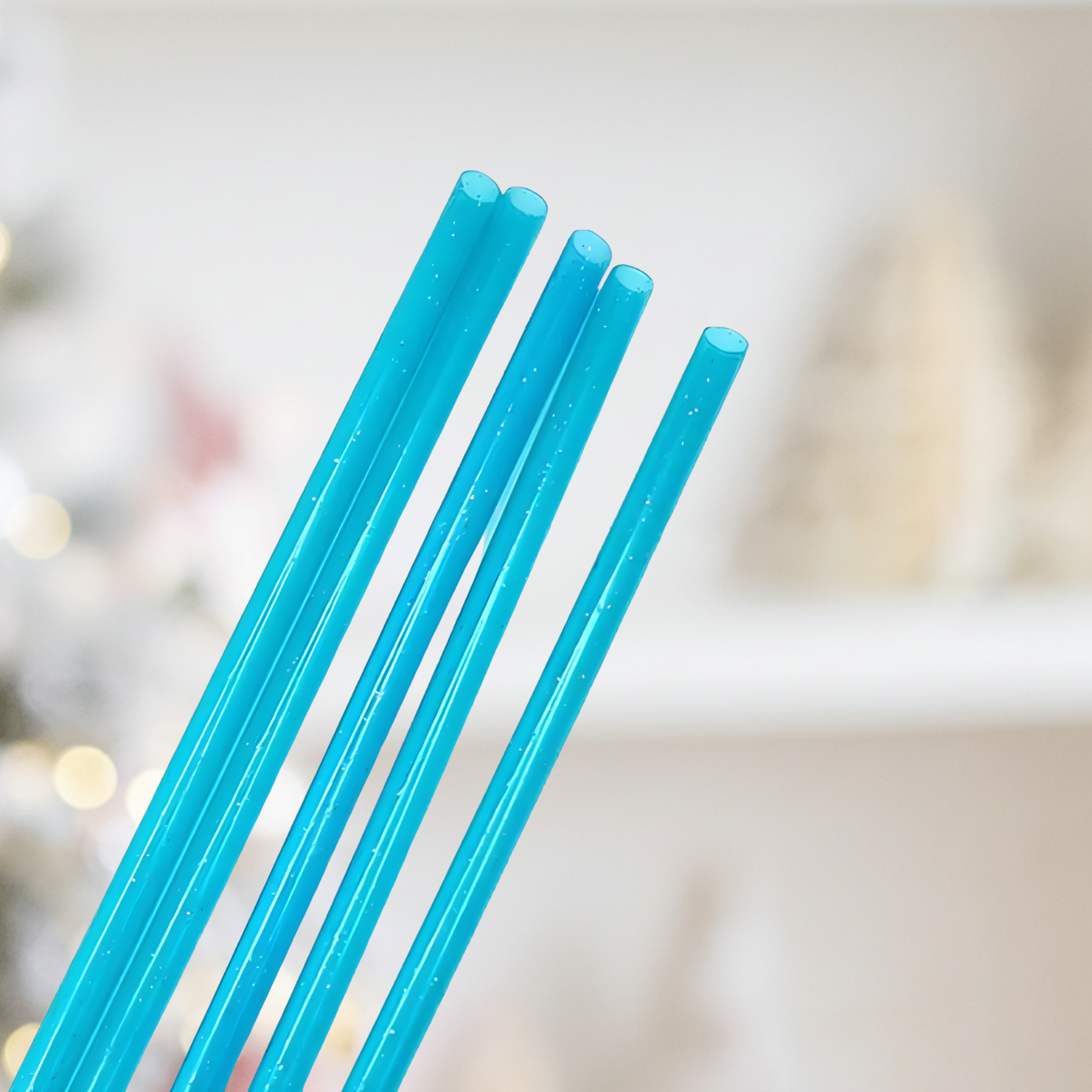 Eco-Friendly Glitter Plastic Straws