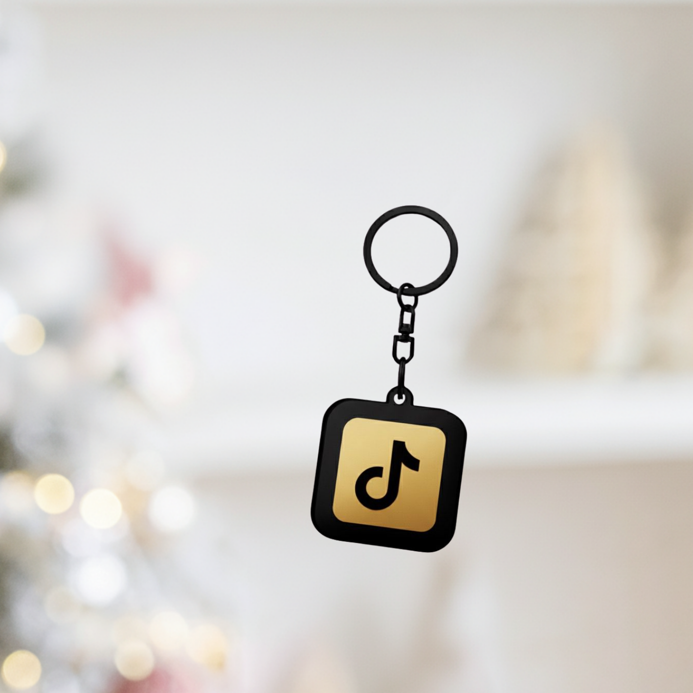 Customizable NFC Social Media Keychain (Instant Connection)